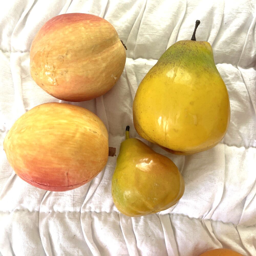 Lot 35 Pc Faux Artificial Fruit And‎ Vegetables most =actual size realistic look - Picture 6 of 9